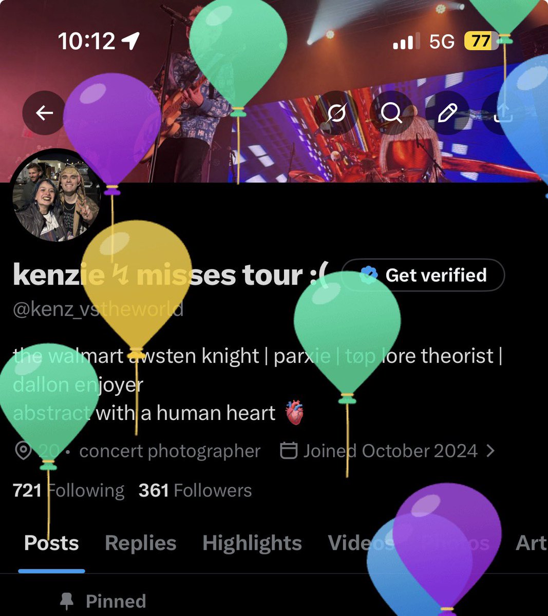 kenzie ↯ misses tour :( tweet media