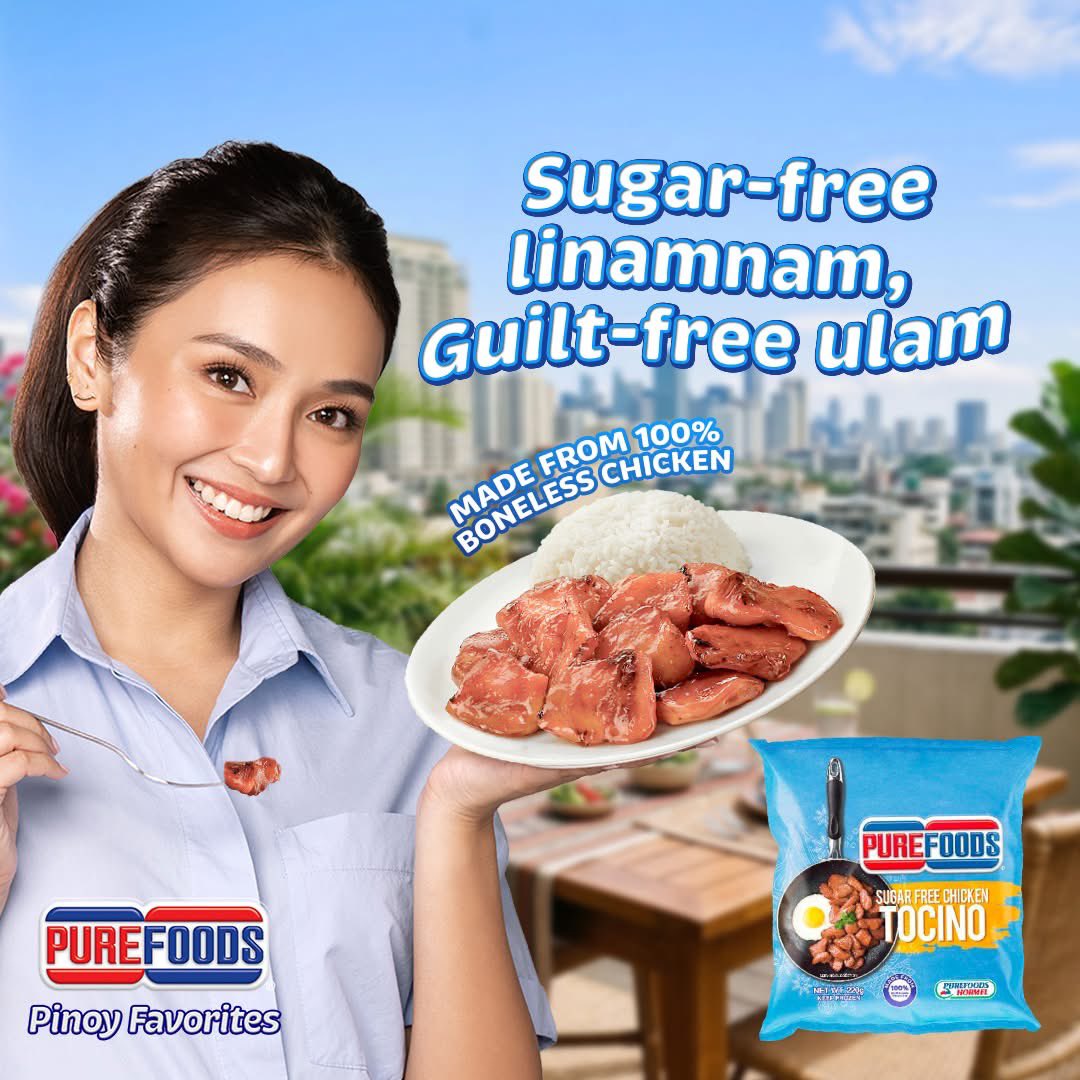 OfficialKBB's tweet photo. Conscious sa kinakain? Pwede mo nang enjoyin ang sweet and tender tocino, minus the guilt! 

Buy now. Available in major supermarkets. 🛒

Also available online: 
https://t.co/hYIxGghpqw
https://t.co/y8lodBlkO4   

#PurefoodsPinoyFavorites
#PurefoodsSugarFreeTocino https://t.co/inQcykY7ia