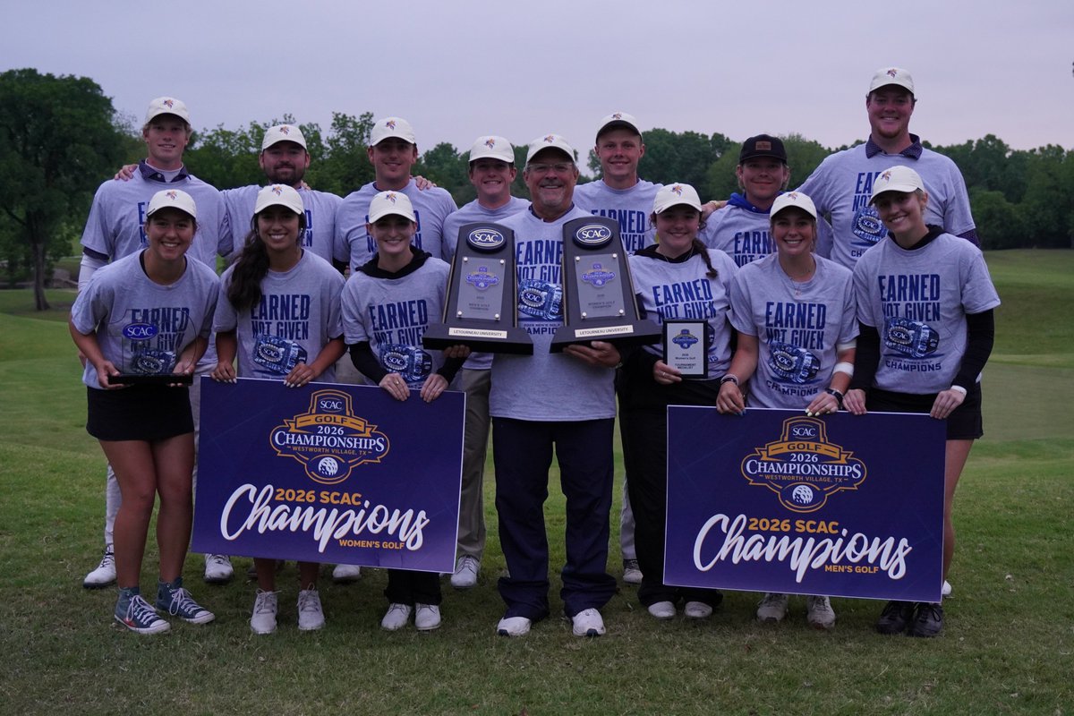 LETUAthletics's tweet photo. It's a GREAT day to be a YellowJacket 🏆🏆

#LeTourneauBuilt https://t.co/ZoHmoUpq2F