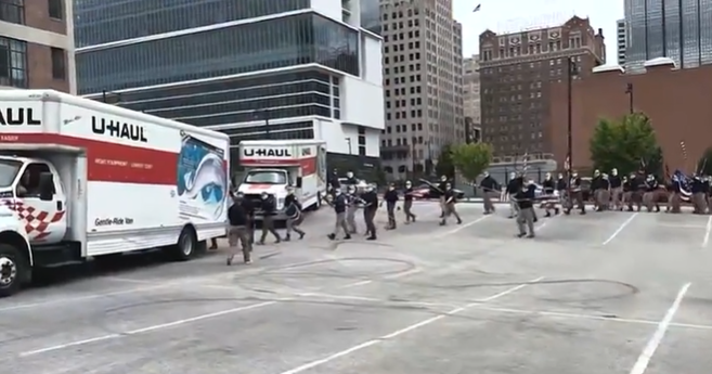 GBTheMAGAlorian's tweet image. Now we know who was paying for Patriot Front's use of U-hauls--the Democratic Party and their donors. #Racism #Hate