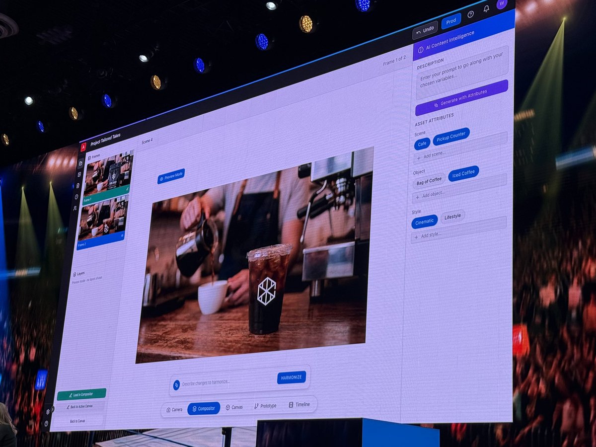 lizkmiller's tweet image. Project Tailored Takes:  SHUT. UP.

I mean it. Just shut up. Personalized video takes powered by @Adobe #Foundry is unreal. 

#AdobeSneaks #sneaks7