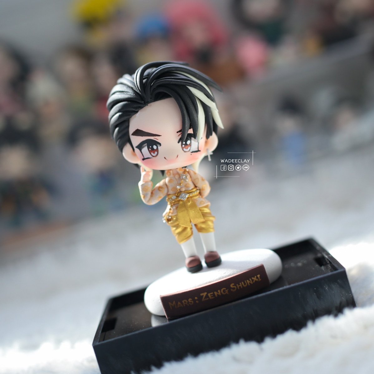 WaDeeClayPlay's tweet photo. A Cool Guy " Zheng Shun Xi " ✨️

#WadeeClayPlay #ตุ๊กตาดินปั้น #myclay #clayart #เจิ้งซุ่นซี  #ZhengShunxi https://t.co/wJADlOPJZ0
