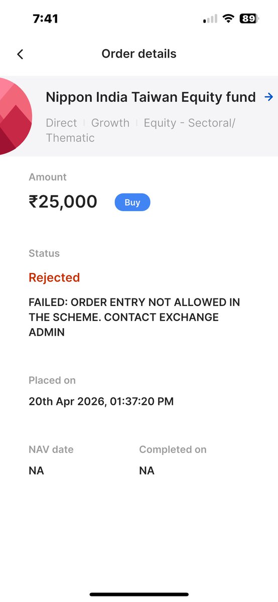 gurpalsachdev's tweet photo. @CoinByZerodha I placed a order on coin 2 days back. My money was deducted! The order was cancelled! My money still not received back! Where is my money ?? https://t.co/95987aaANi