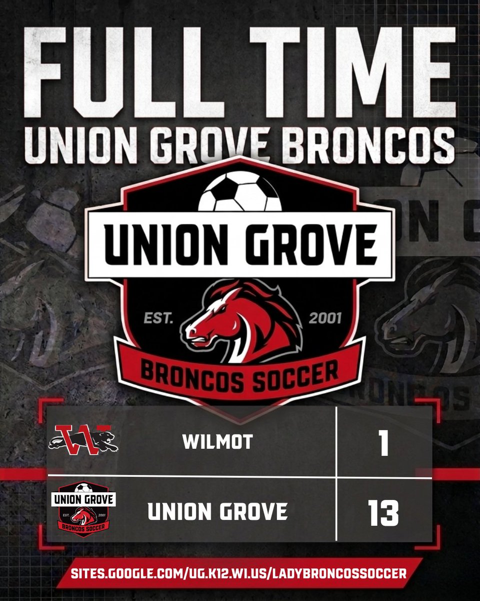 Union Grove Broncos Soccer tweet media