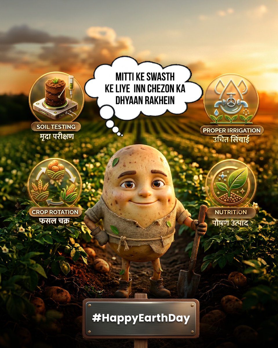 InsecticidesJH's tweet photo. Healthy soil is the foundation of healthy crops &amp; healthy crops build a stronger future.
This Earth Day, let's protect what lies beneath.

([Insecticides Jaroori Hai, Agriculture, IIL Foundation, Crop Care, Farmer, Earth Day, Soil Health, Sustainable Agriculture, Soil Protection) https://t.co/8cAy8xXufx