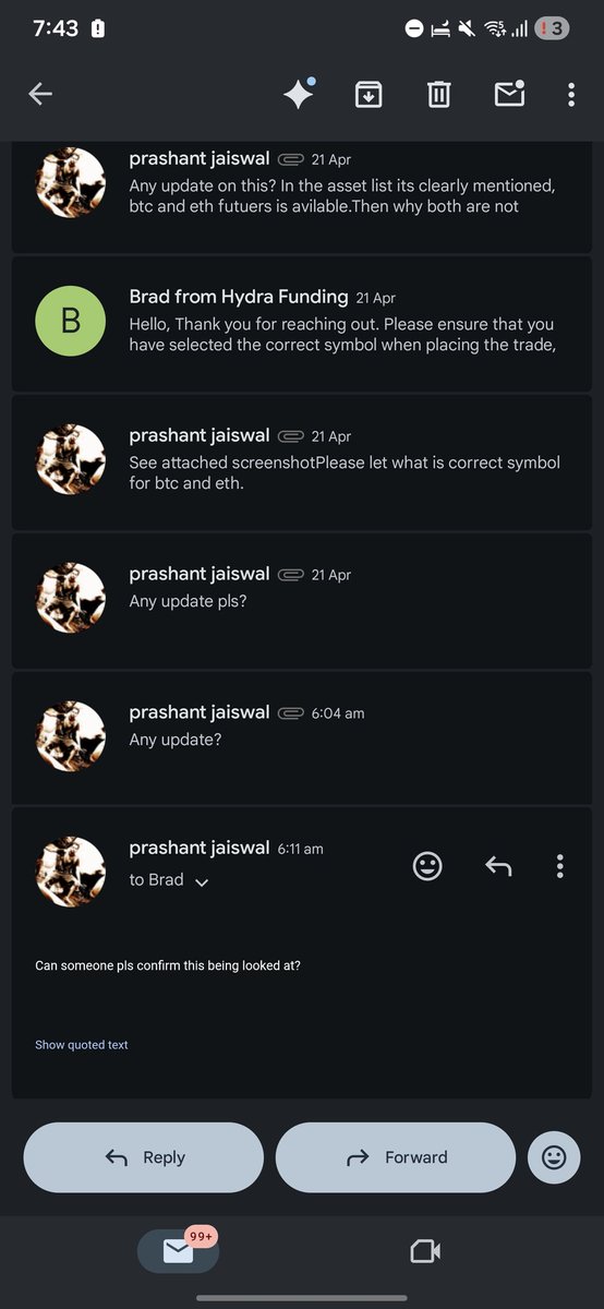 pj935591's tweet photo. @hydrafunding Why no response from support on the email?
Hydrafunding is providing false info on the website, dont go with pro plan, btc and eth is not avilable for even for NON US customer. https://t.co/y492NvWT6D