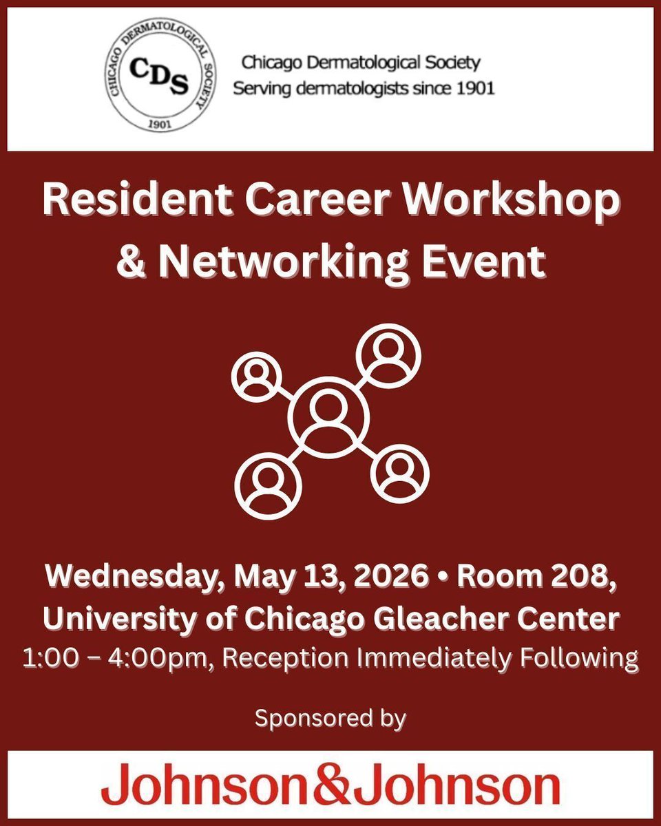 CDS1901's tweet photo. Planning your next step after residency?

Join us on May 13 at the U Chicago Gleacher Center for a Resident Career Workshop covering contracts, finance, industry insights &amp; a live physician Q&amp;A, plus a networking reception after!

Secure your spot now: https://t.co/aOXmTL9VTW https://t.co/eXkZZtWCJb