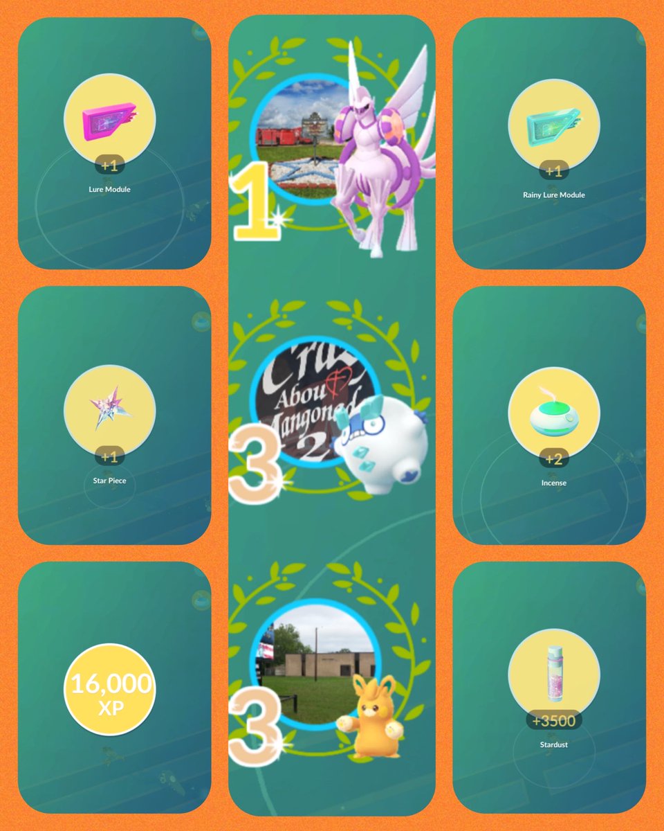 KamikeoPoGo's tweet photo. β¨π₯β¨π₯β¨π₯β¨
#PoGoShowcase π₯³
Still not used to every Tuesday, β¦ forget to game them; just set and forget! π
β¦ ππΎπ» GRIND!
#PokemonShowcase #PokeStop #PokestopShowcase #PokemonGoApp #PokemonGo https://t.co/LnLDa8wHqe