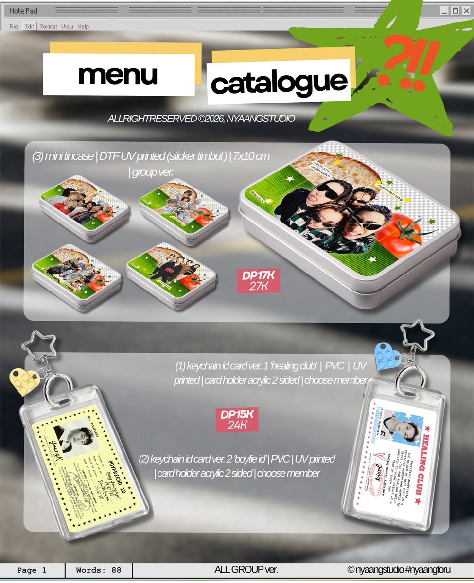 zarcaay's tweet image. Menu catalogue

#customize #group #fanmade #boygroup #girlgroup