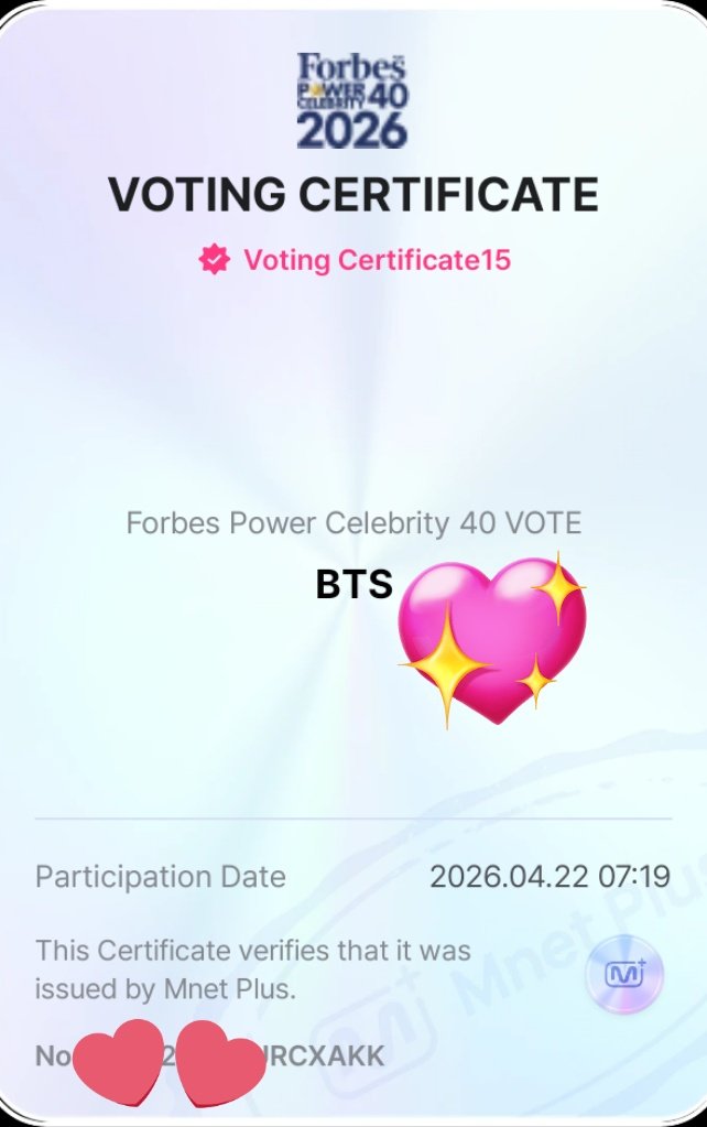 JINNIIE_613's tweet image. VOTE FOR #BTS
#MNET 
#MnetPlus #ForbesKore #ForbesVoting

mnetplus.onelink.me/TRa8/xohkwx0b?…
