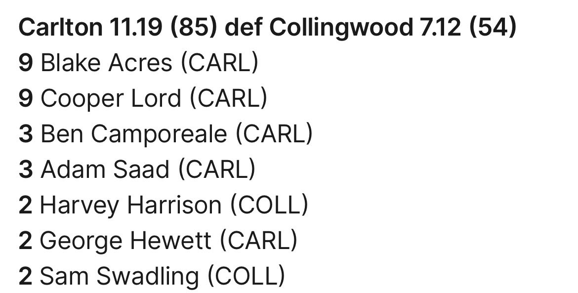 Carlton Blues Fans tweet media