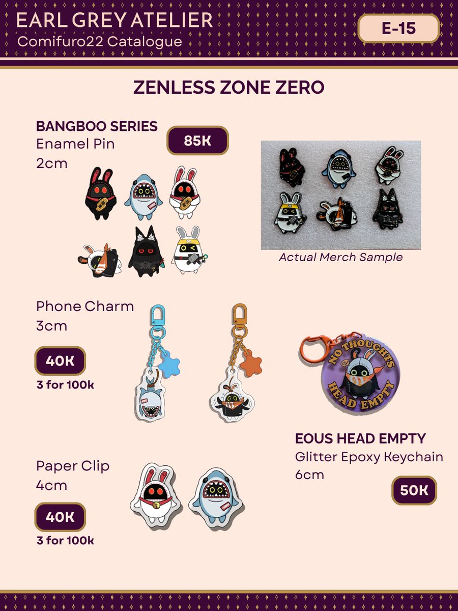 yuminachai's tweet photo. ✨ New Catalogue Preview ✨
I’ll be at **Comifuro (May 16–17)** with @teasomnia
📍 Catch us at my booth (E-15)
🛍️ Limited stock available
Hope to see you there!
#comifuro #cf22 #catalogue #honkaistarrail #zenlesszonezero https://t.co/vWpDO5Rx7r