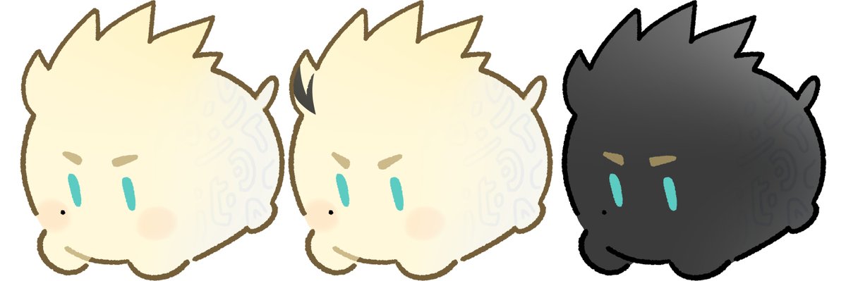 밧쥬한테 가려서 잘 안보이지만 스탬스타게 나이만쥬는 플랜트 문양도 착실히 붙어있음😜