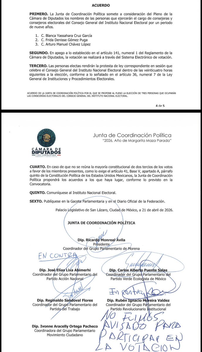 ErnestoGuerra_'s tweet photo. Así la GacetaParlamentaria👇 https://t.co/B2KFtXndYz