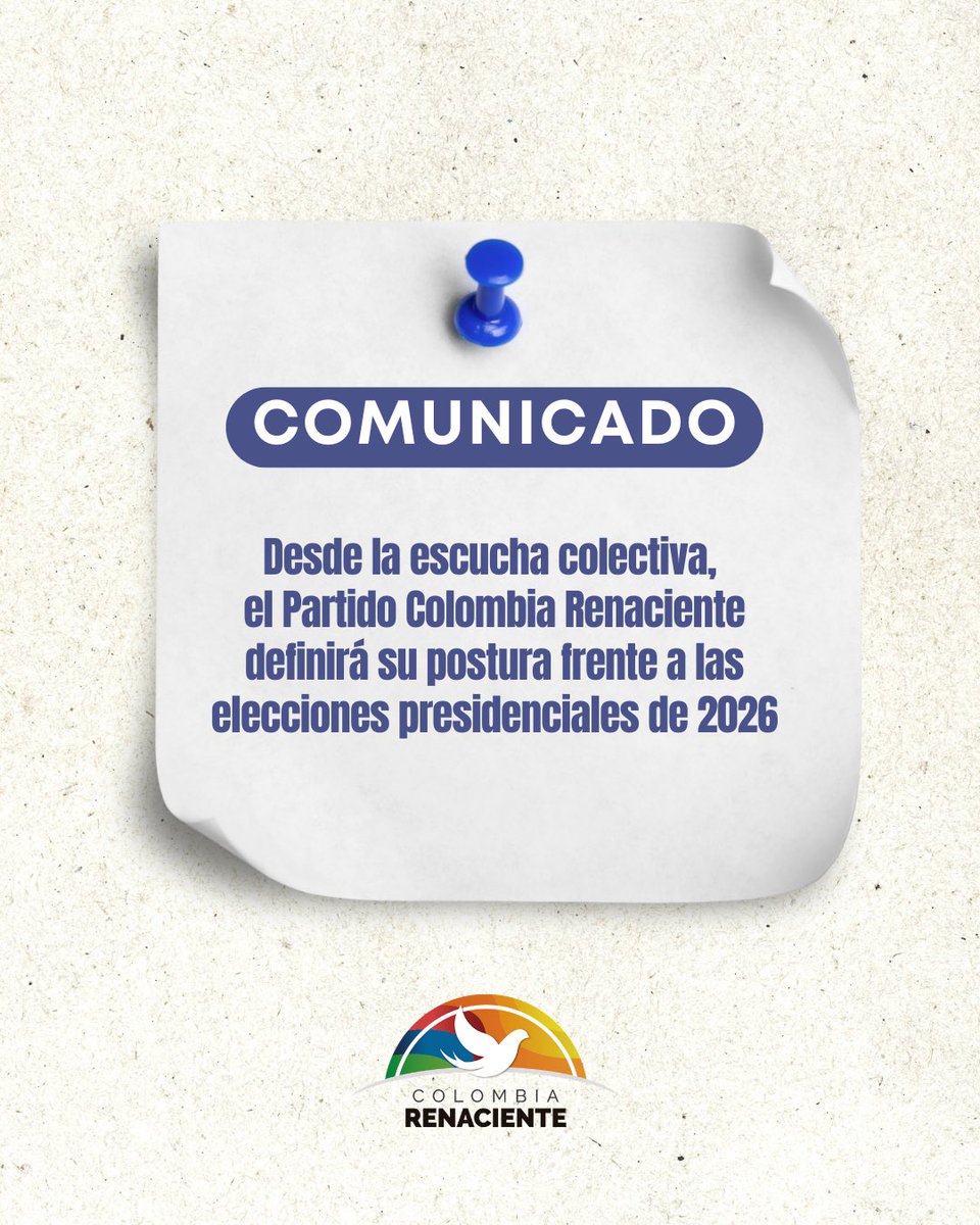 Partido Colombia Renaciente tweet media