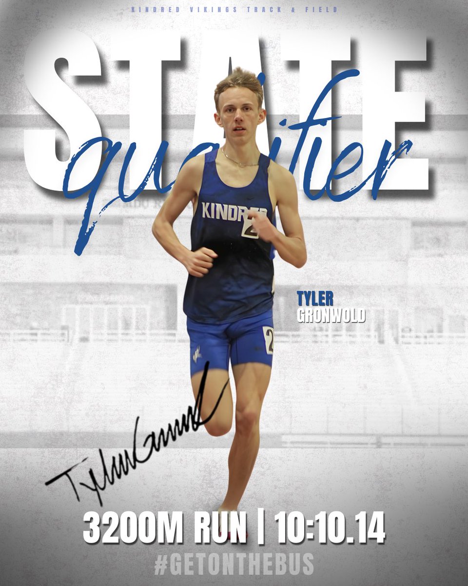 khstrackfield1's tweet image. 💥STATE QUALIFIER💥
🥈 2nd PLACE 🥈
❗️ TOP 10 ALERT❗️

Tyler state-qualified the 3200m Run today, beating his PR from the state meet by over a second! Awesome job Tyler! 👏🏻👏🏻

🏆 3200m Run
🥈 Tyler Gronwold
⏰ 10:10.14
⬆️ KHS all-time #6

#getonthebus
