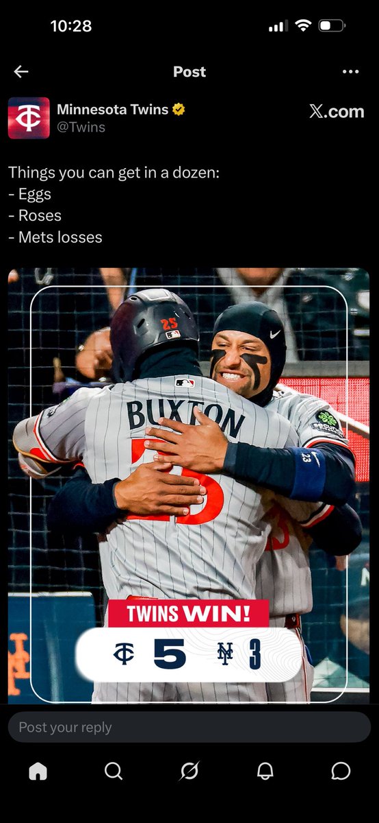 Congrats <a href="/StevenACohen2/">Steven Cohen</a> - you and Stearns have made this team a laughingstock of MLB!
