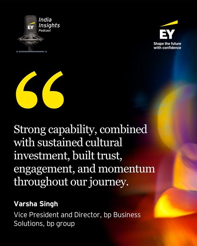 EY_India's tweet image. Varsha Singh, bp Business Solutions speaks with Aman Dutta, Partner, EY India, on scaling Global Capability Centers through trust, culture, leadership, and responsible AI. 
 
Listen to the full podcast: ow.ly/XNP150YMr6x

#GCCs #Talent