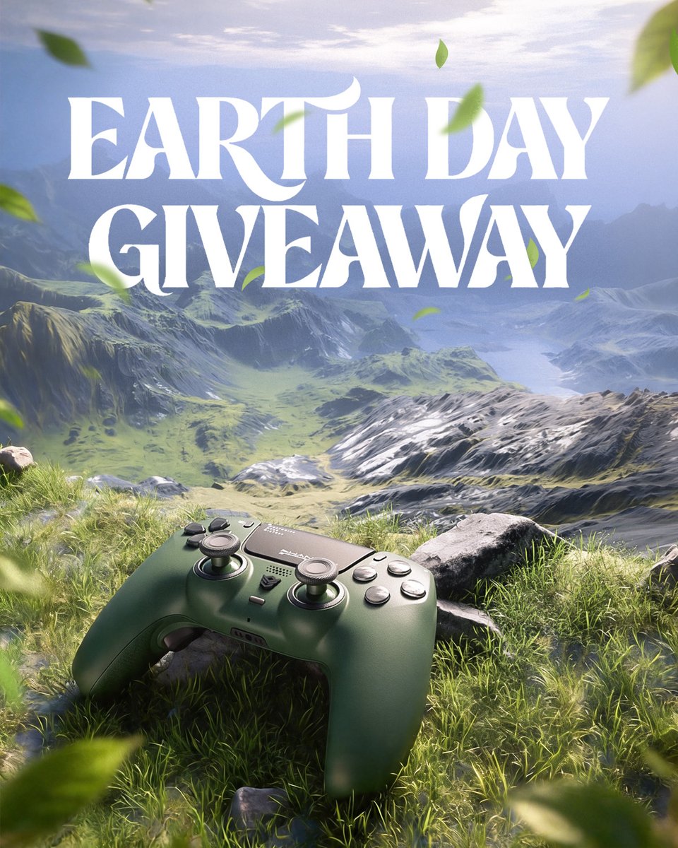 🌍⛰️ Earth Day Giveaway 🌊🌎  

Keep it green.   

Prize:  
🎮 A HexGaming Controller   

Just:  
🌏 RT &amp; Follow  
*Bonus: Tag a friend   

Ends Apr 27 🌿
Open worldwide