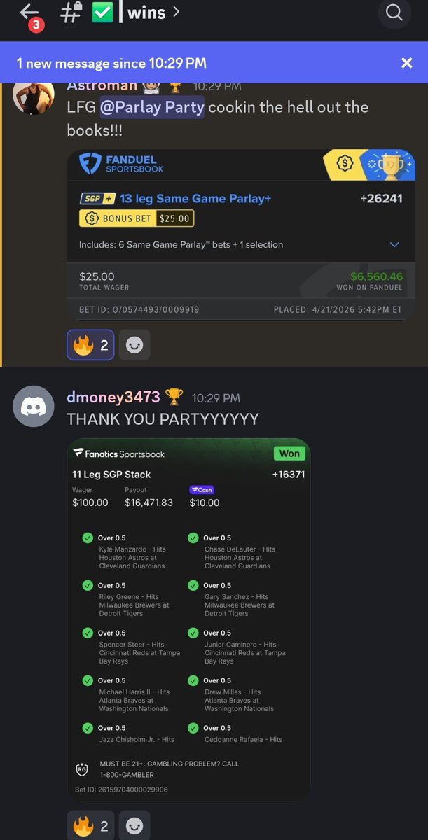 Parlay Party 🎉 tweet media