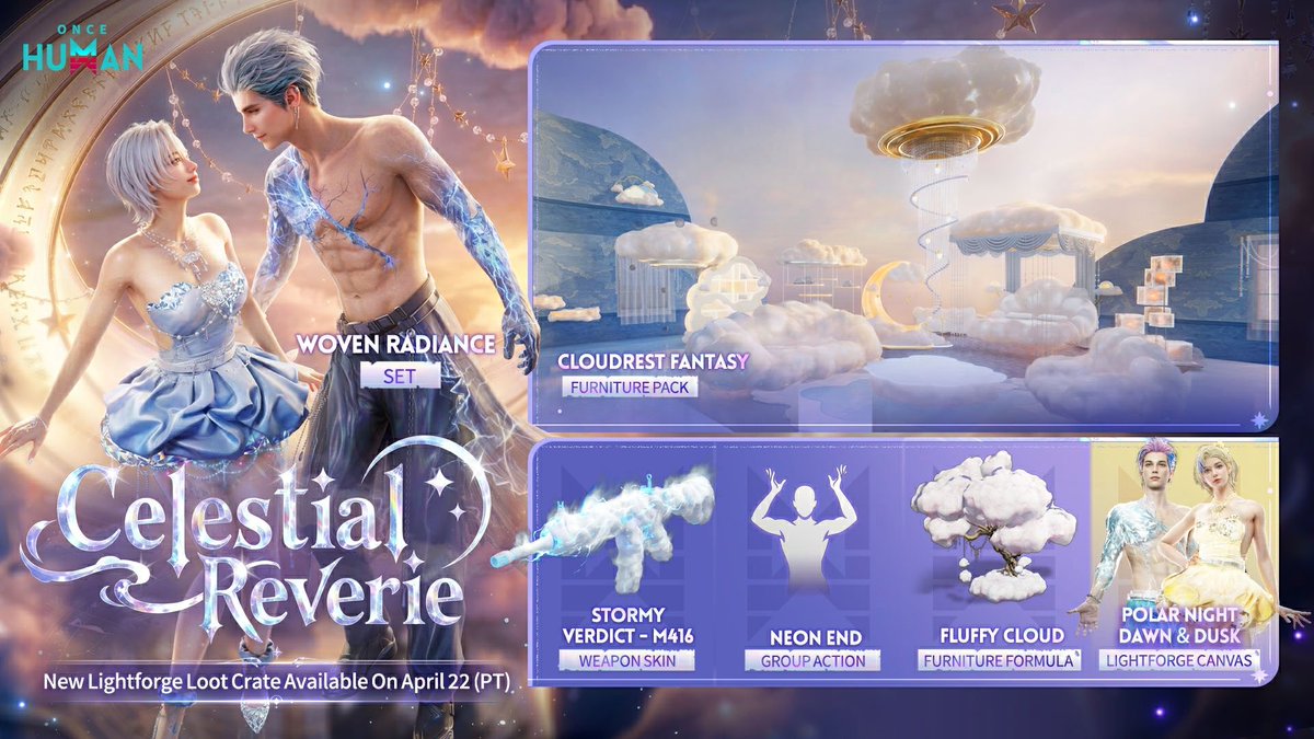palet Seven Destiny~光の道へ~ New Lightforge Loot Crate: Celestial Reverie Arrives April 22 (PT