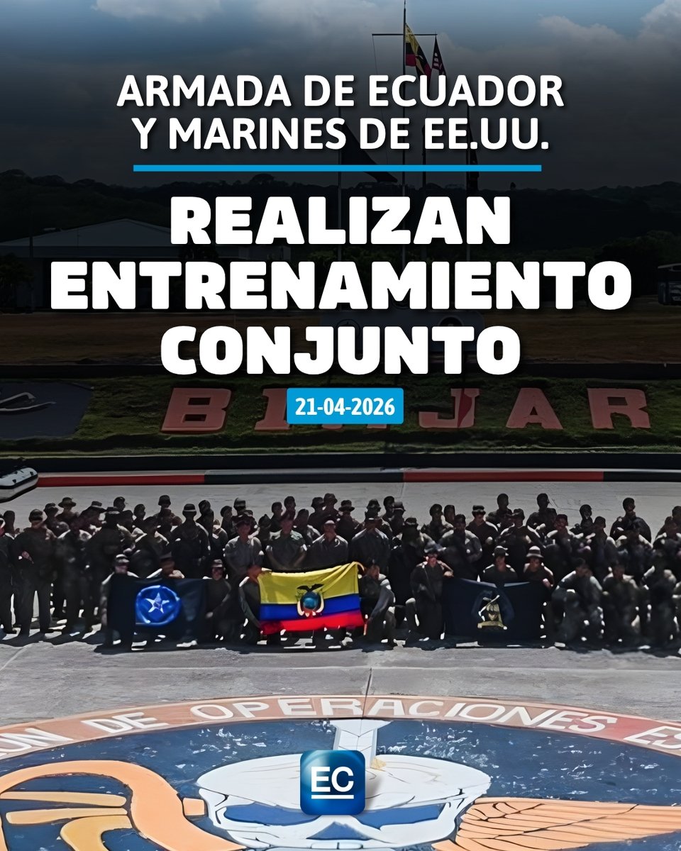 🇺🇸🇪🇨 f.mtr.cool/uocmksyhzi 👉 Esto informó el Ministerio de Defensa
#Ecuador #EEUU