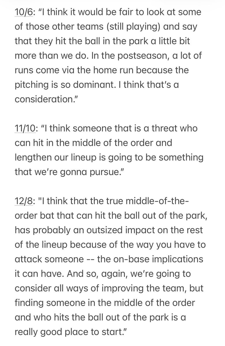 Saying all this and then letting this demon sign with the White Sox for two years so you can trade Kyle Harrison for a bottom of the order bat is such a joke.