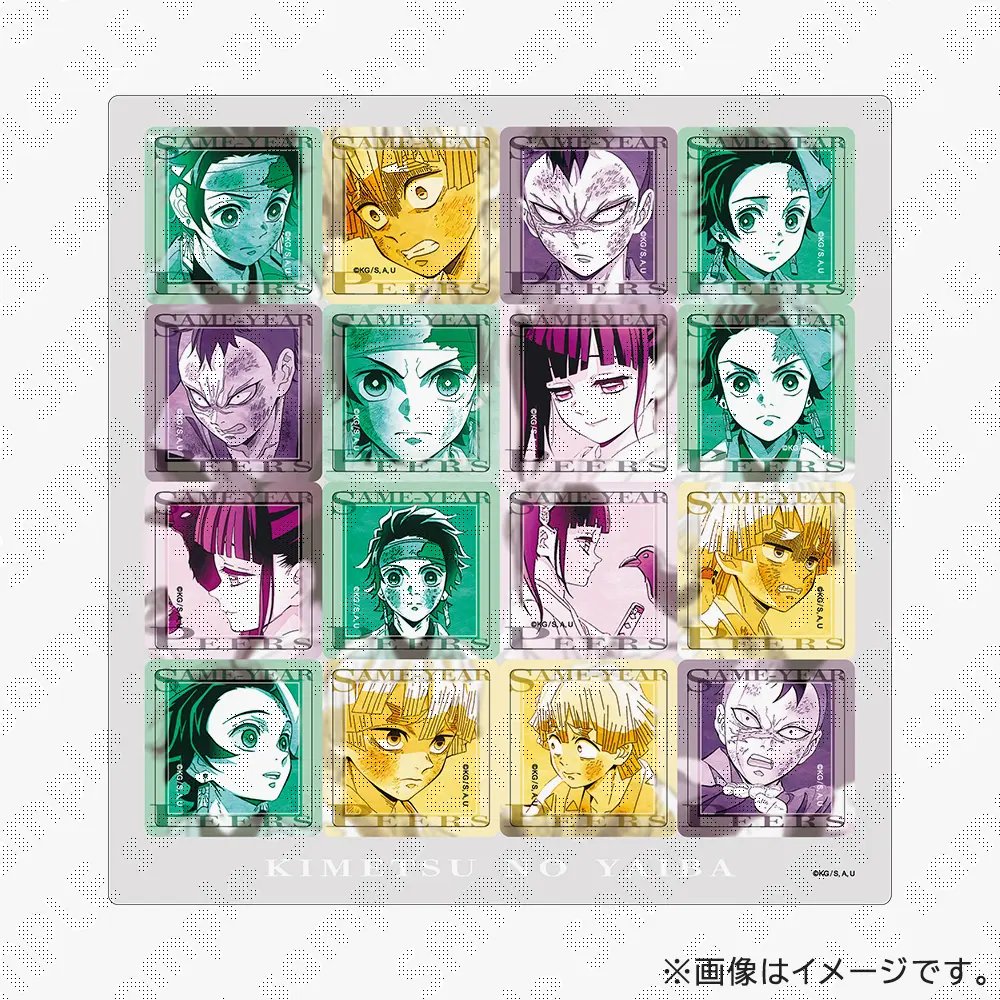 鬼滅の刃 アクリルタイルステッカー 3種類 マチ☆アソビCAFE TOKYO】 ご好評につき、鬼滅の刃 『竈門炭治郎立志編
