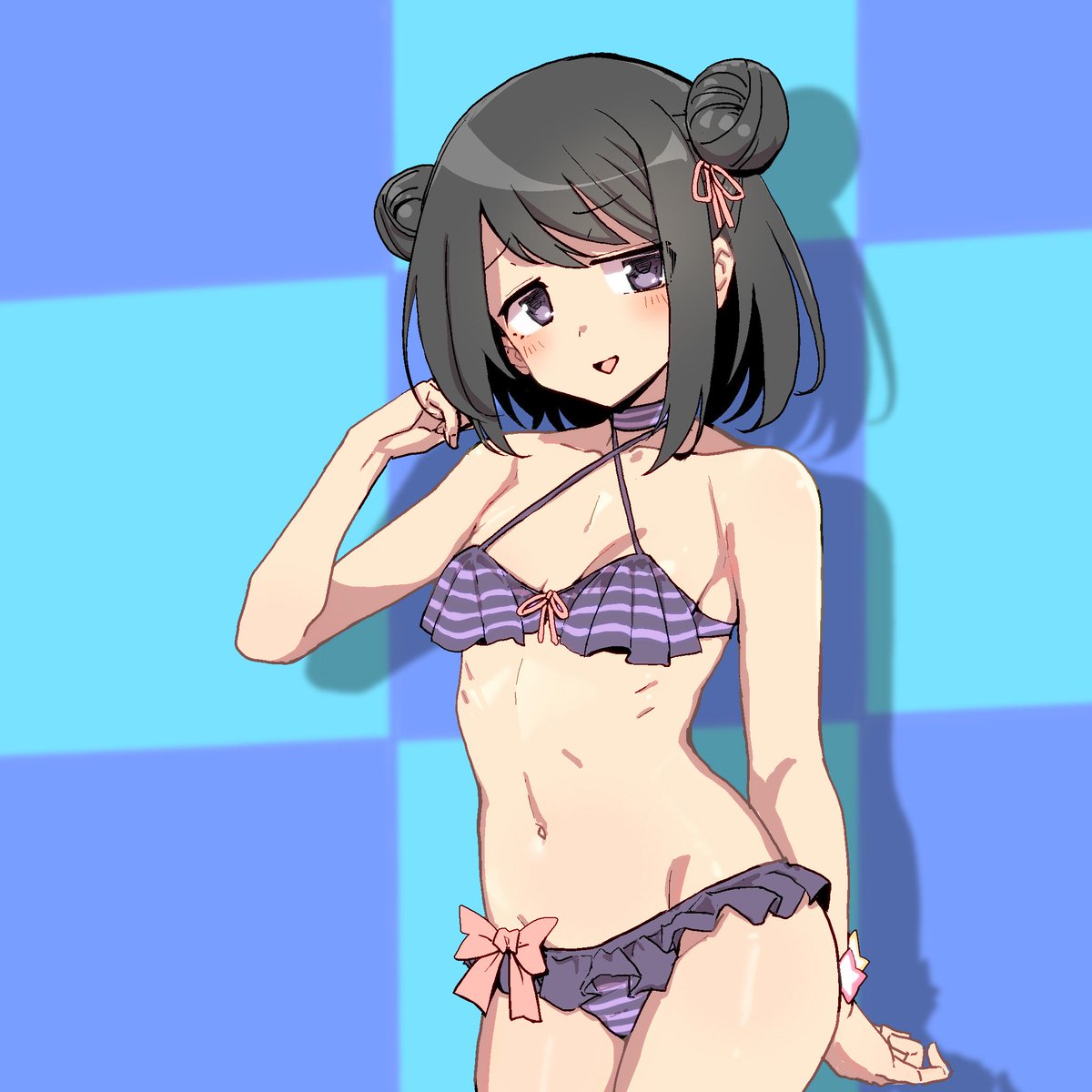 怖がれなの
 #なんの脈絡もなく水着イラストを再掲して最近フォローしてくれたフォロワーを怖がらせましょう 