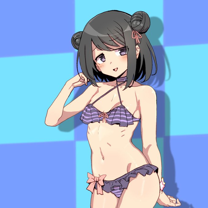 怖がれなの
 #なんの脈絡もなく水着イラストを再掲して最近フォローしてくれたフォロワーを怖がらせましょう 