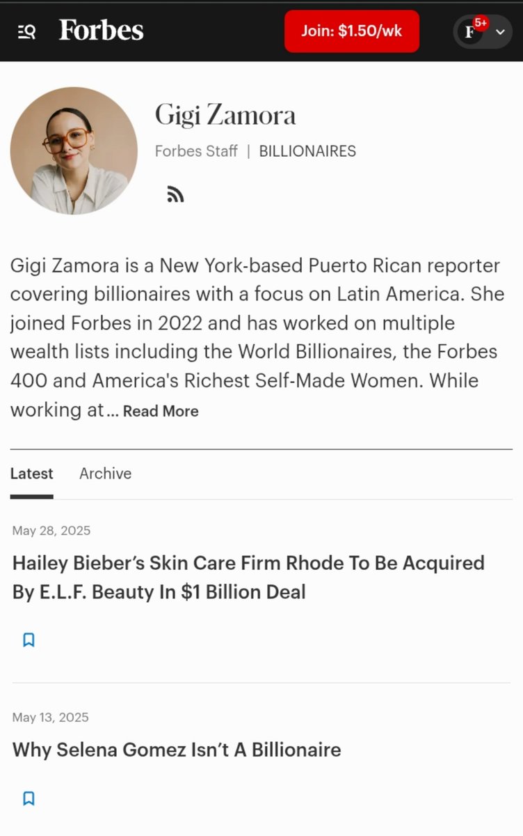 everypinkr's tweet image. It’s clear that some people are uncomfortable with the success of Selena Gomez's brand.

It’s also suspicious that two editors from Forbes wrote an article questioning why she isn’t a billionaire and, just days later, published coverage of Rhode’s acquisition.