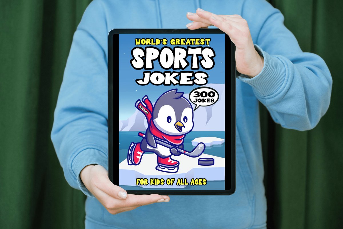 MrTimZak's tweet image. FREE E-BOOK on Amazon! These #jokes are all about #sports this Sports Joke Book for Kids is sporty-inspired humor appropriate for children of any age #baseball #jokebook #football #hockey #soccer #kidsjokes #racing #archery #golf #FreeKindleReads amazon.com/dp/B0F3SDZSMQ