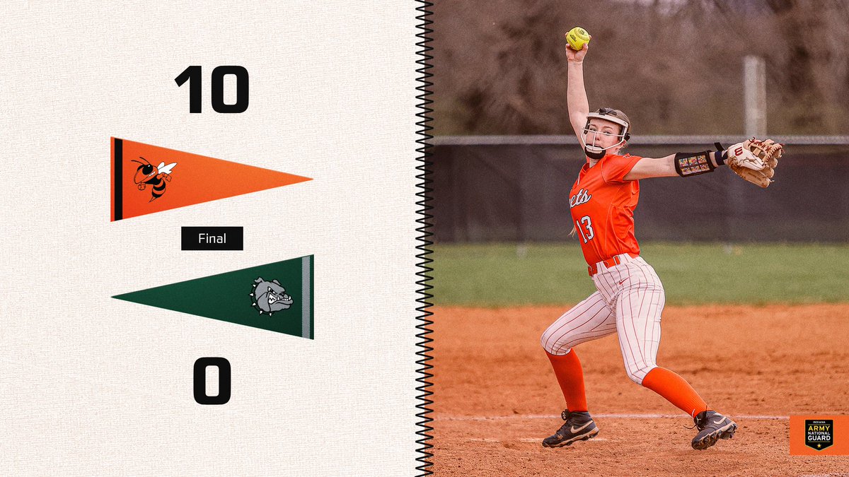 TheHiveBGHS's tweet photo. Final: Beech Grove Softball with a dominant shutout victory over the Monrovia Bulldogs! Fantastic defense and great execution on the field! #HornetProud https://t.co/BsytLk8CRi