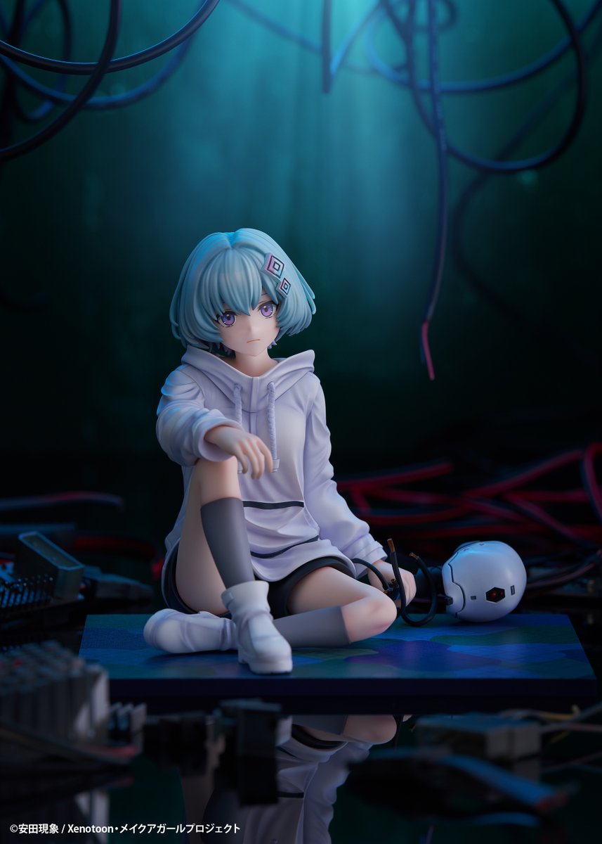 DMM_factory's tweet photo. ☑フィギュア予約情報☑

SNS総フォロワー数600万超えを誇るアニメ作家 #安田現象 (@gensho_yasuda )監督作品🎥
劇場アニメ『メイクアガール』よりキービジュアルモチーフの「0号」がフィギュア化！

現在予約受付中🛒
360℃で楽しめるGIF動画でクオリティをチェックしてください🌀

▼詳細とご予約はこちら🛒
https://t.co/1ROVI1yHNR

#メイクアガール #make_a_girl #DMMFactory