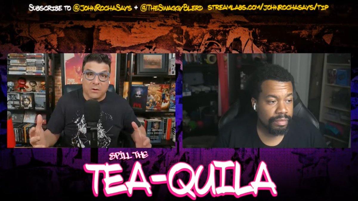 MarcSan43683793's tweet photo. @TheRochaSays @TheSwaggyBlerd I loved the new episode of Spill The Teaquila!😍 So awesome!🤩 Thanks!❤️ #SSBITBC, Huck, Blueberry, @Geek_Buddies, Spill The Teaquila, & The John Rocha Channel 4ever!🩵💙❤️ https://t.co/uhfxAHwOnu