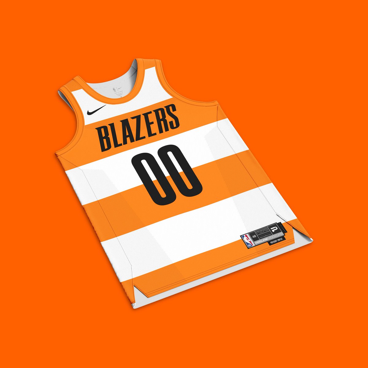 JackMoranDesign's tweet image. Designing a jersey for every Blazers win. 

Playoff record: 1-1

#RipCity