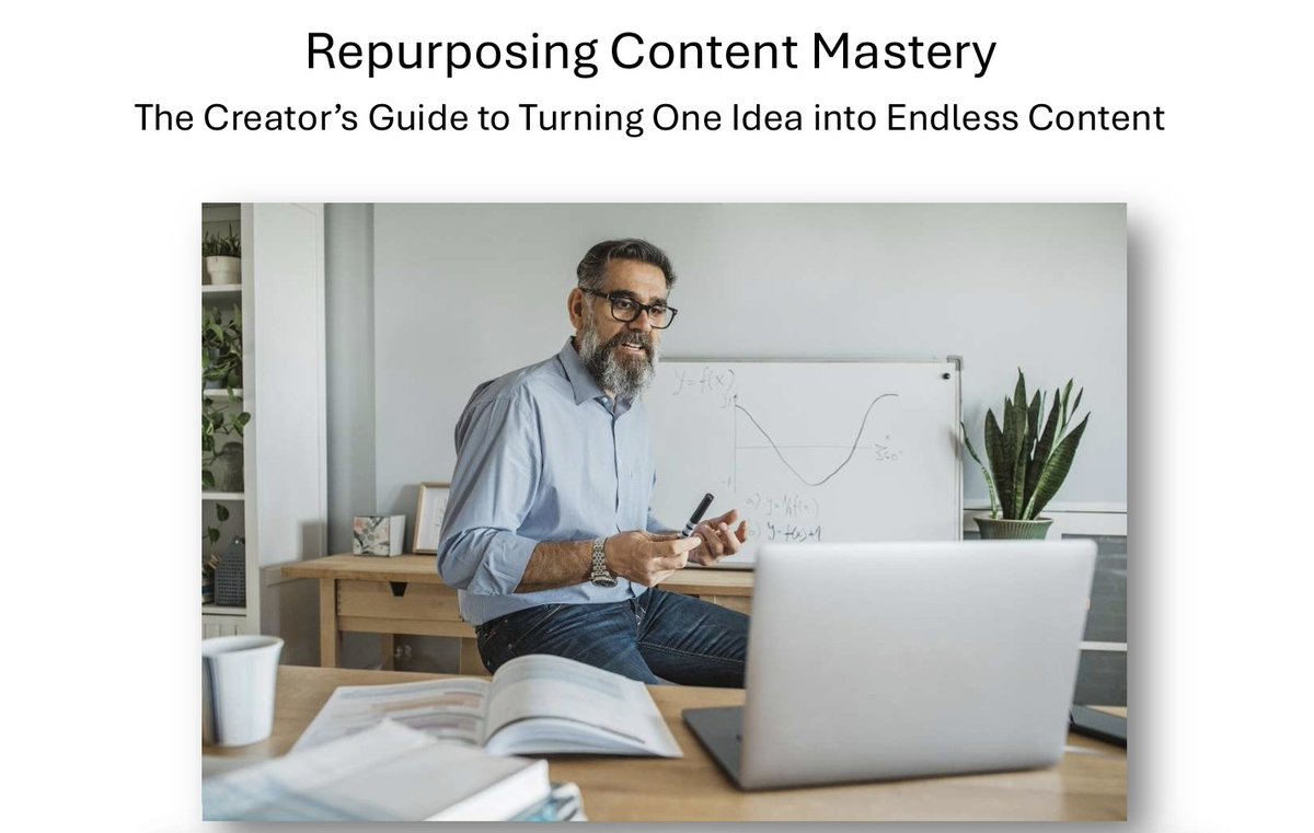 PamSeino's tweet image. Still creating content from scratch every day? You don’t need more ideas, you need a system like my FREE Repurposing Content Mastery guide. Turn 1 piece into 10+. #ContentMarketing #Creators #OnlineBusiness
pamknows.me/repurposing-co…