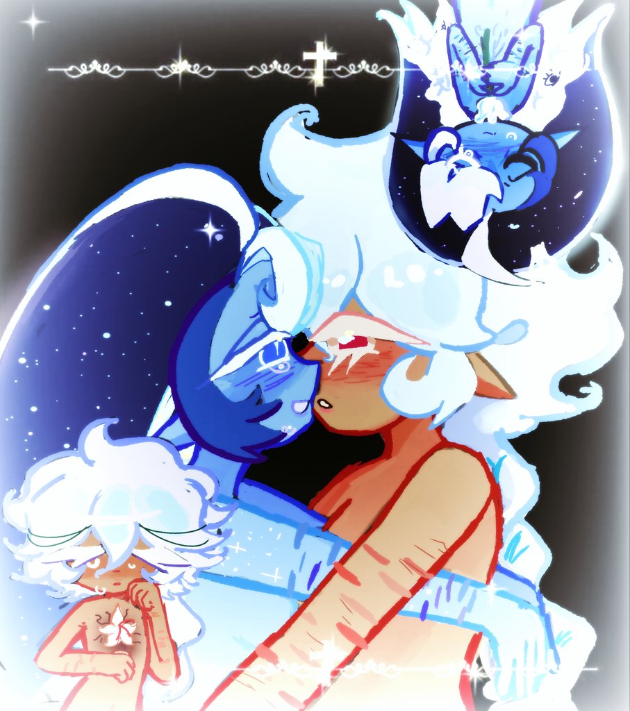 wiwismilk's tweet photo. broken souls 
#cookierunkingdom #shadowmilkcookie #whitelilycookie #fountlily #shadowlily #fountofknowledge https://t.co/RlAXlghJmb