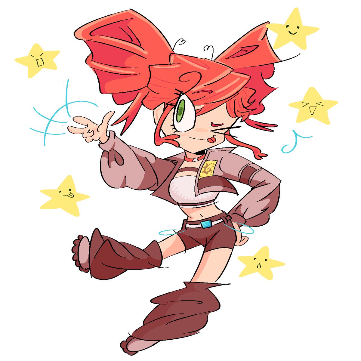 I had to censor my riyo chibi because tiktok is stupid so heres that i ...