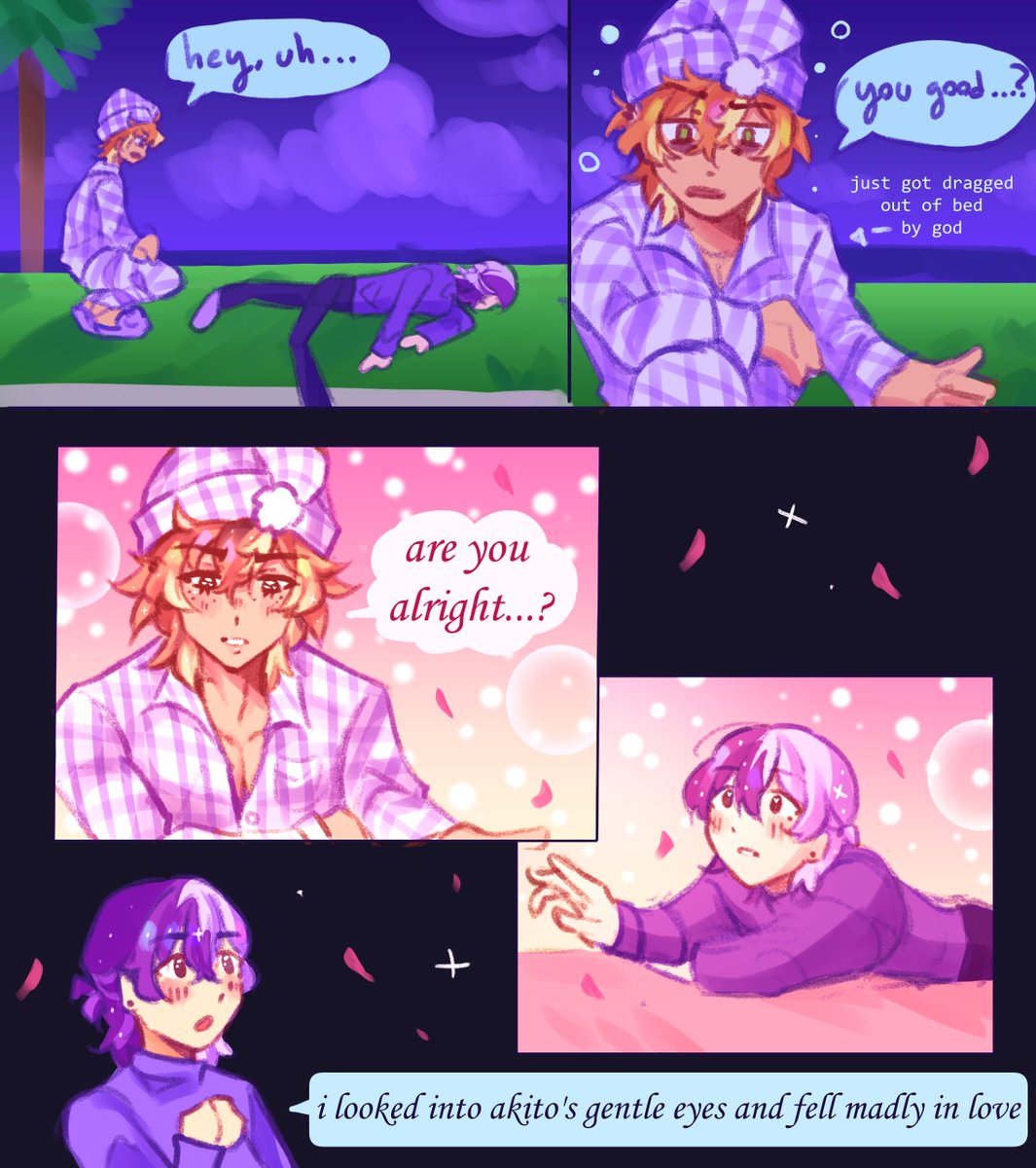 drawing stuff that's happened on my tomodachi life island part 1 #prsk_FA #彰冬