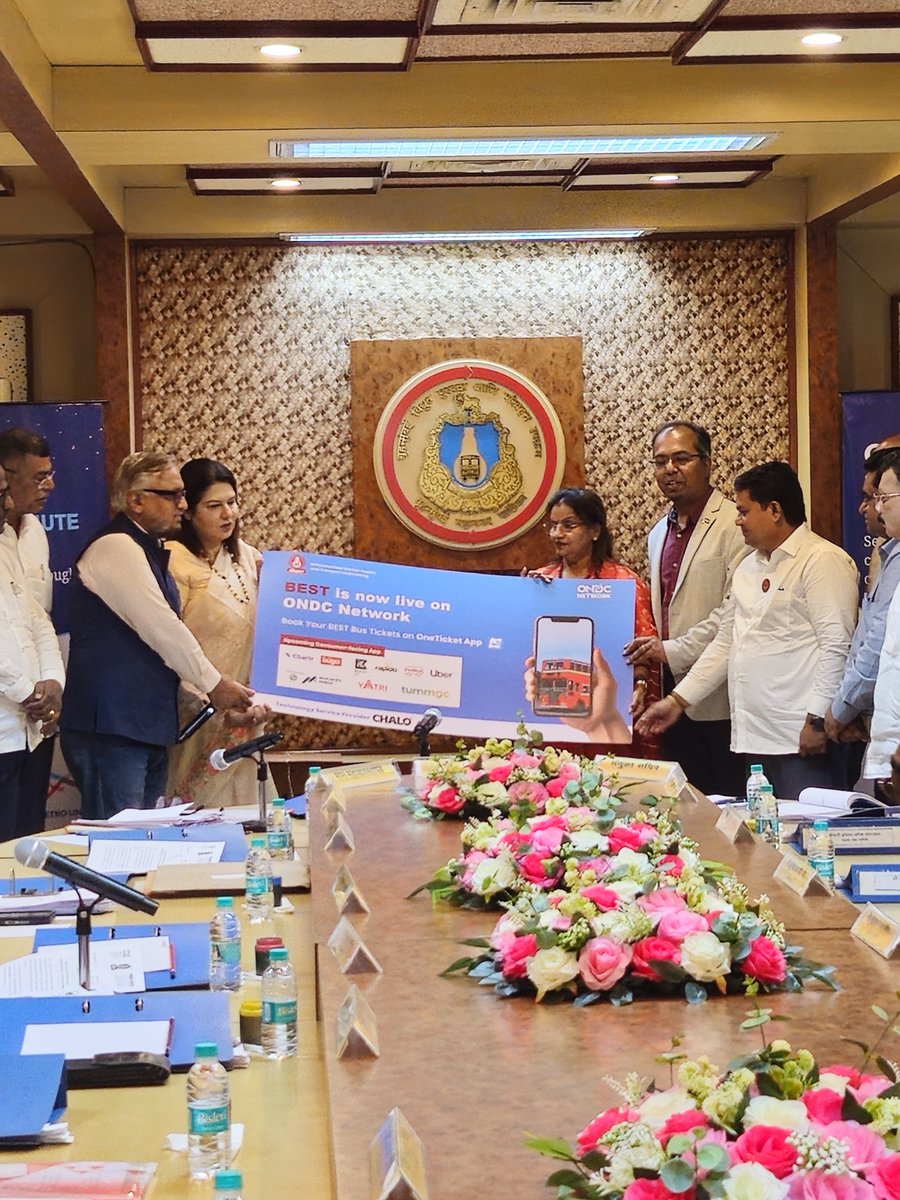 Ravishsahay's tweet photo. BREAKING: hashtag @OneTicketIndia  Just Changed Urban Mobility in India Forever 

Yesterday, Madam Trushna Vishwasrao @trushnacv  of BEST Committee and the FIRST-EVER woman to hold this position at Brihanmumbai Municipal Corporation—along with Dr. Sonia Sethi, IAS, Madam,General Manager at BEST, officially inaugurated:

@myBESTBus  are now LIVE on @OneTicketIndia  India! 

A Mumbai startup. For hashtag#AamchiMumbai. Now powering 3 of India's largest cities.

Here's what's LIVE RIGHT NOW:

👉 **Mumbai**: Metro → BEST Buses → Monuments nationwide
👉 **Delhi**: DTC buses, Taxis, Autos
👉 **Bengaluru**: Metro, Taxis, Autos
👉 Built on hashtag#ONDC—India's digital public infrastructure

One app. Zero cash. Zero juggling.

---

The scale:
→ 3 major cities LIVE
→ 5+ transport modes
→ Pan-India monument access
→ 100% powered by ONDC

This is hashtag#ONDC transforming mobility at national scale.

---

When women leaders like Trushna Vishwasrao back innovation, cities transform.

Mumbai startups CAN build world-class solutions for Bharat.

---

Immense gratitude to Trushna Vishwasrao (@trushnacv) Madam , Dr. Sonia Sethi, IAS, Madam the BEST Committee, the @ONDC_Official  team , @DPIITGoI &
@myBESTBus @MoHUA_India 
Proud of what Team  @SequelStringAI (SAI) & @OneTicketIndia   is building from Mumbai. 🇮🇳

Thoughts? 
#OneTicketIndia #ONDC #UrbanMobility #DigitalIndia #Mumbai #Delhi #Bengaluru #BEST #DTC #NammaMetro #SmartCities #SequelString #WomenInLeadership #UrbaMobilityIndia

---

P.S. - Transport authority or mobility operator? Let's talk. DM open. 

Vibhor Jain Karthick Prabu Ankit R Himatsingka Sreenivas Bandari Shreyansh Shah Rohit Lohia Manoj Thakur Santosh Adsul Neeraj Jain