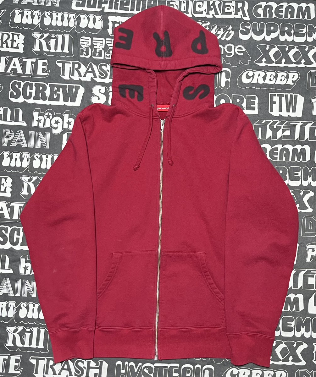 xsaintdavid's tweet photo. FW18 Supreme x Chito Bone Zip- Red https://t.co/NOQMSpnx2V