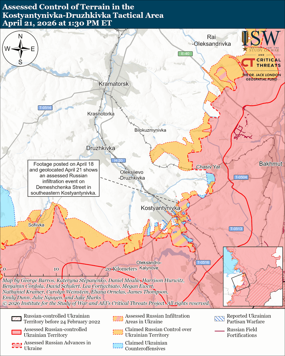Institute for the Study of War tweet media