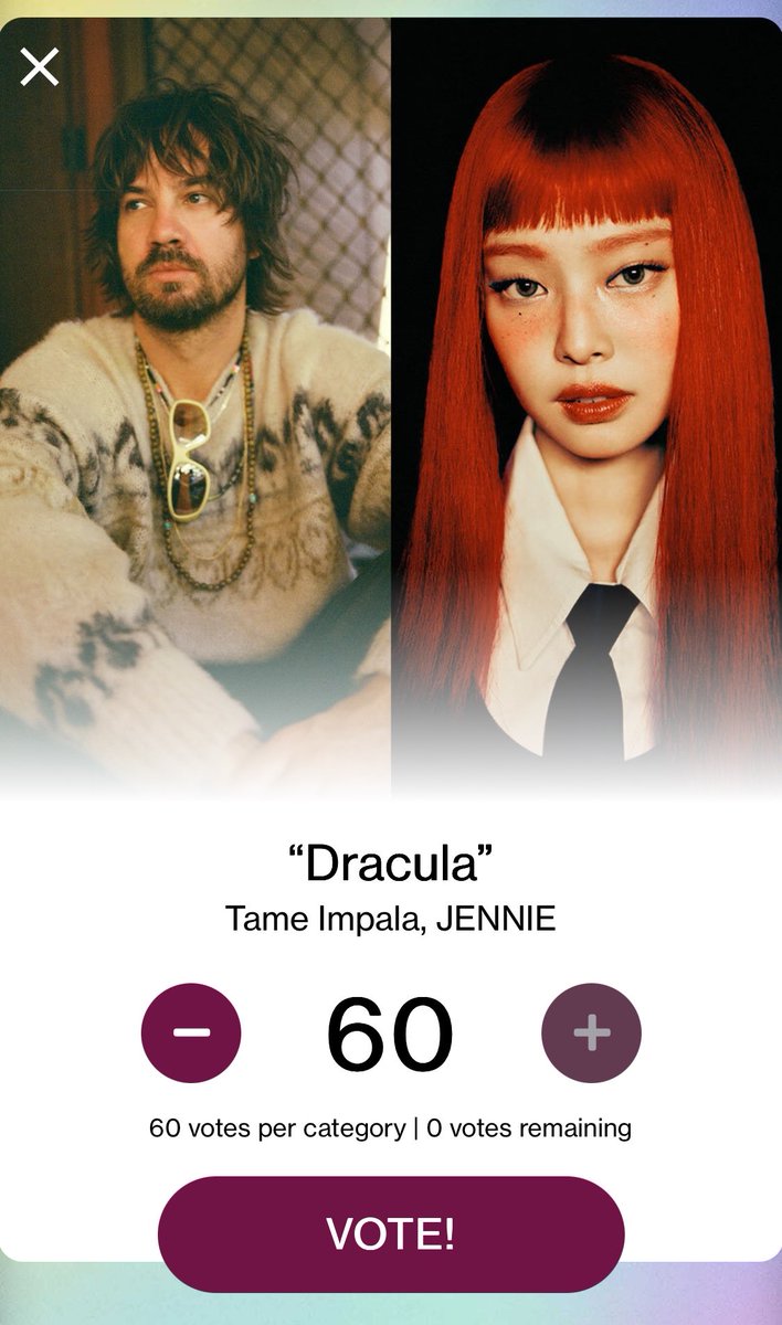 SVBLACKPINK's tweet photo. BLACKPINK, JENNIE y ROSÉ están nominadas en la categorías 

BEST SOUNDTRACK ( F1 the álbum) #ROSÉ 
SONG OF THE SUER ( Drácula ) #JENNIE 
BEST FEMALE KPOP ARTIST (#BLACKPINK) 

Les dejo el link de votación! 
🔗 https://t.co/fRxA7fbMbU https://t.co/p4lbbHpDaY