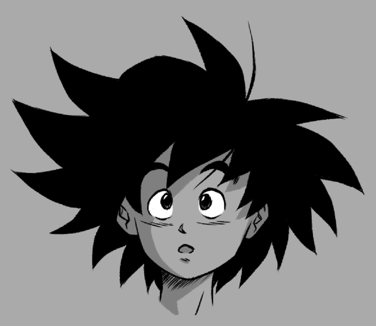 _stovan's tweet photo. This is what I imagine #Goku's hair would look like in a #DragonBall live action show. The weight of his hair would pull itself down and spring back out in places, sporting the iconic shape faithfully without being an exact copy of the manga (which never looks good in cosplay). https://t.co/zws0BS5H5w