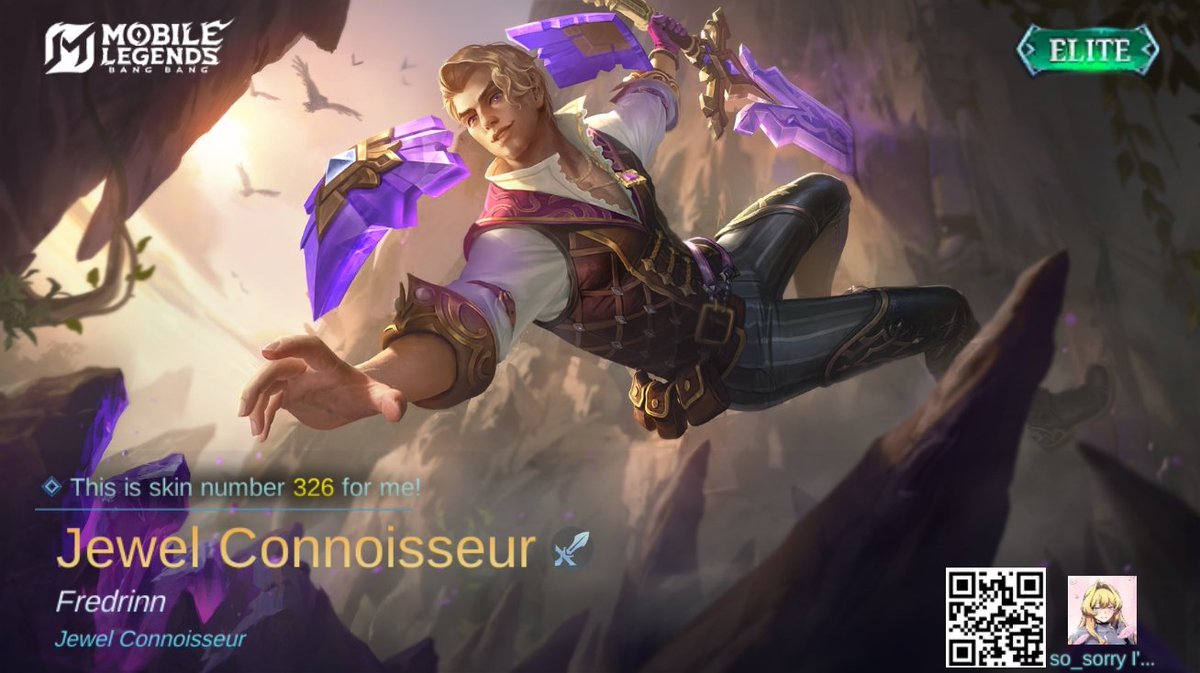IsengKun's tweet photo. I just obtained a new skin Jewel Connoisseur in Mobile Legends: Bang Bang! Let's face off against the world's best MOBA players together! 
https://t.co/iXuydzLzTU https://t.co/ncqtuAonDI