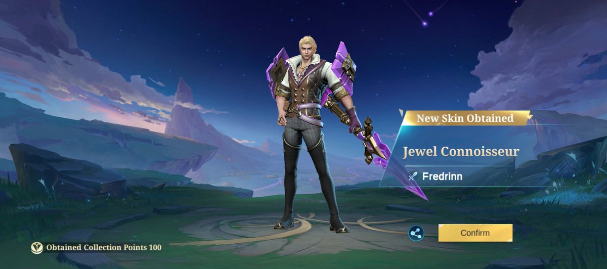 IsengKun's tweet photo. I just obtained a new skin Jewel Connoisseur in Mobile Legends: Bang Bang! Let's face off against the world's best MOBA players together! 
https://t.co/iXuydzLzTU https://t.co/ncqtuAonDI