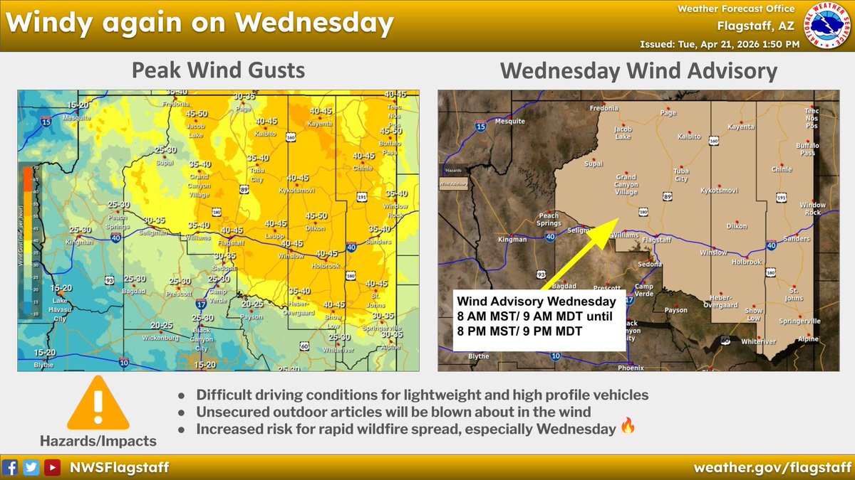 NWS Flagstaff tweet media
