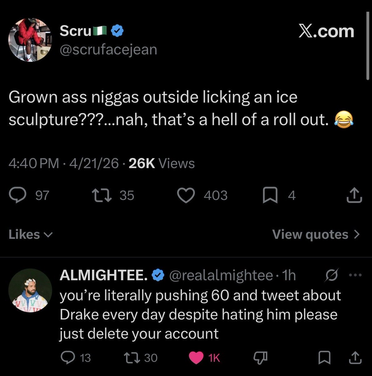 Drizzy Valentino 🦉 tweet media