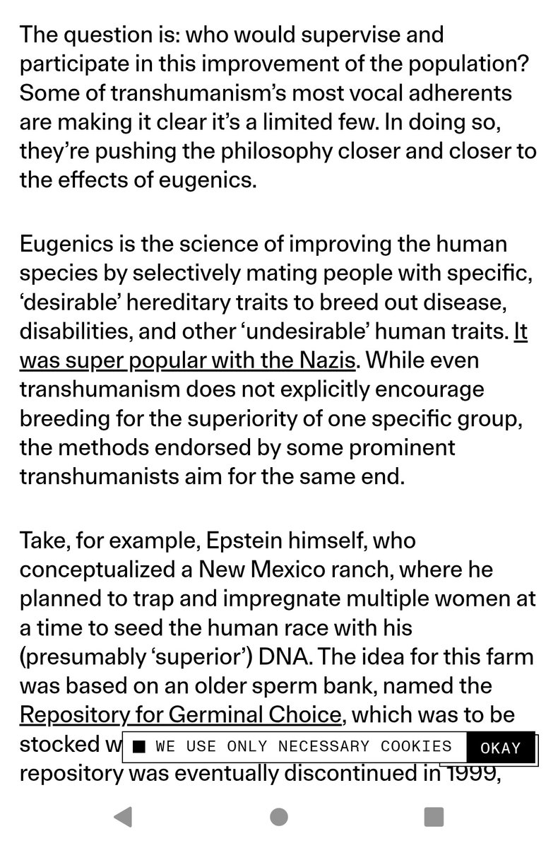 SBMcCallister's tweet image. These breeders of Epstein-Rothschild Warlocks are in for a rude awakening for their Fetal Stem Cell harvesting plans of Neurolink. #eugenics #epstein 

@HarvardHBS @harvardmed